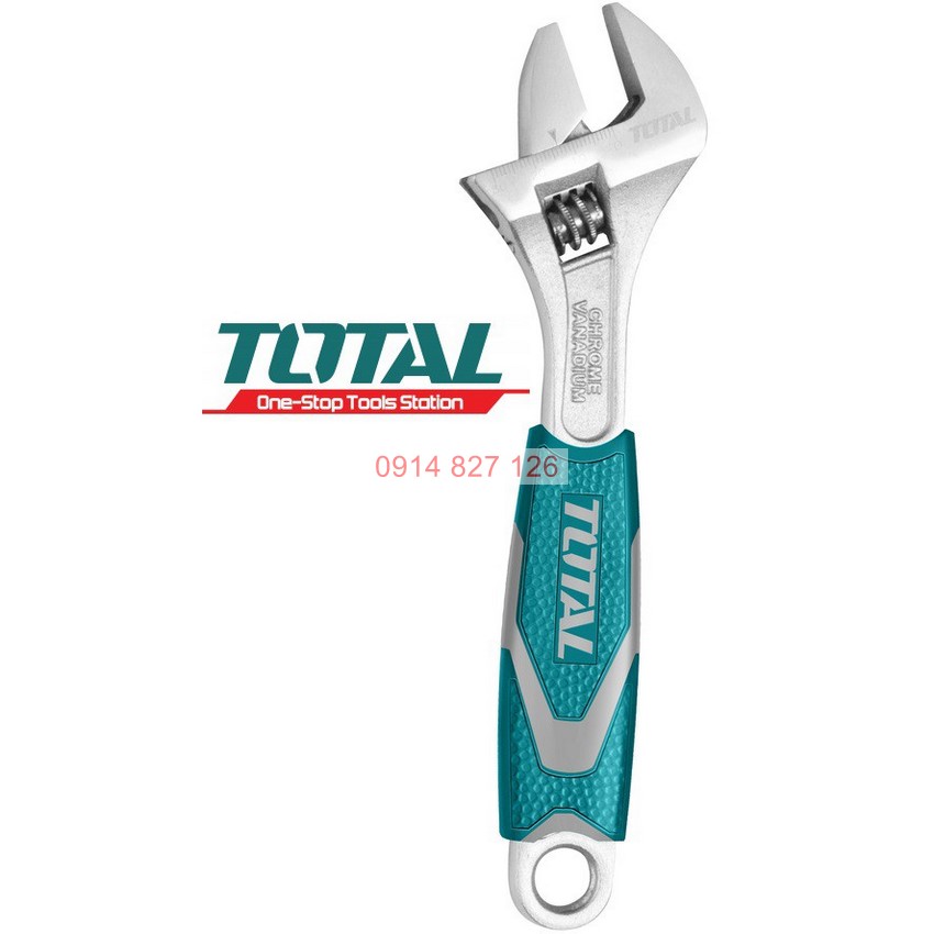 Mỏ lết công cầm tay đa năng TOTAL THT101066 6inch -12inch, cờ lê thép Cr-V