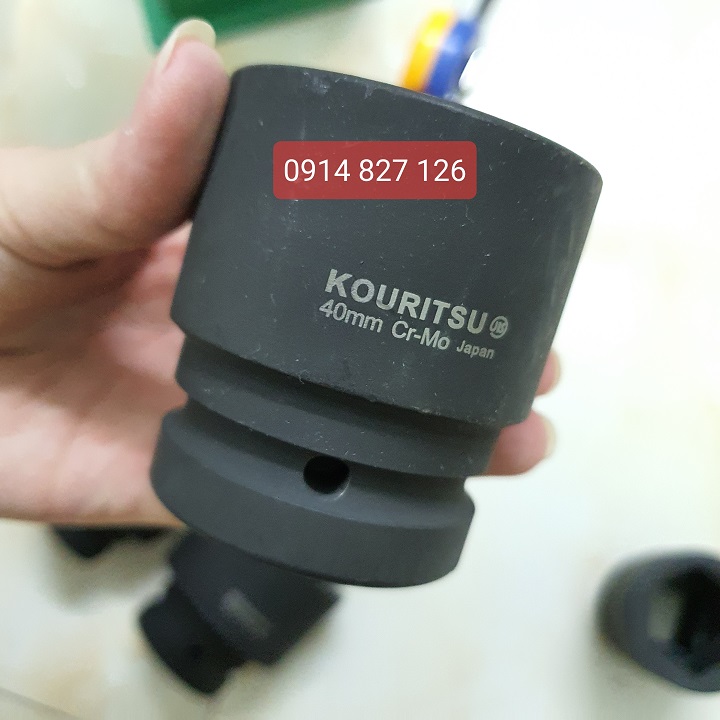 Tuýp 1 inch đen ngắn Kouritsu thép Cr-Mo - Khẩu đen ngắn đầu 1 inch