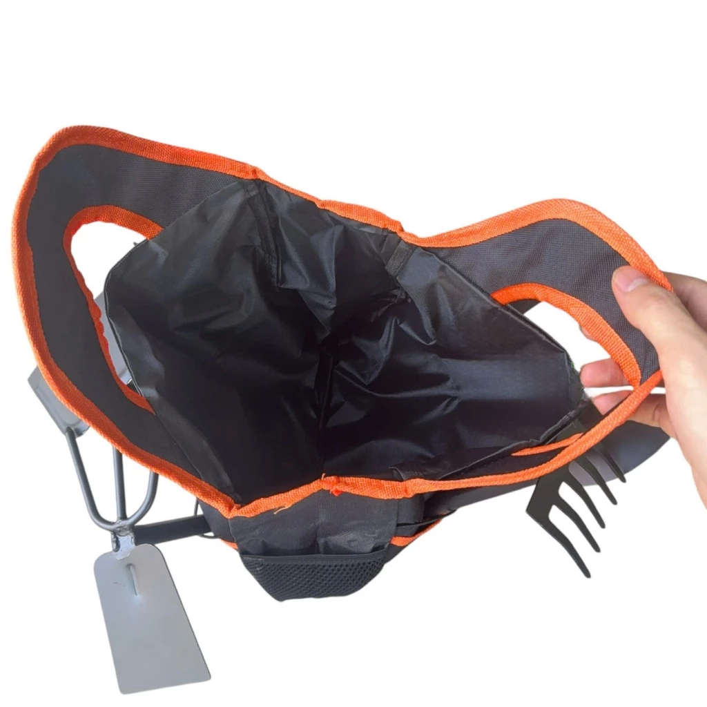 Bộ Dụng Cụ Làm Vườn Mini Kapusi K-8635 6 chi tiết, K-8636 9 chi tiết thép sơn tĩnh điện, Tay Cầm Nhựa ABS, Bh 12 tháng