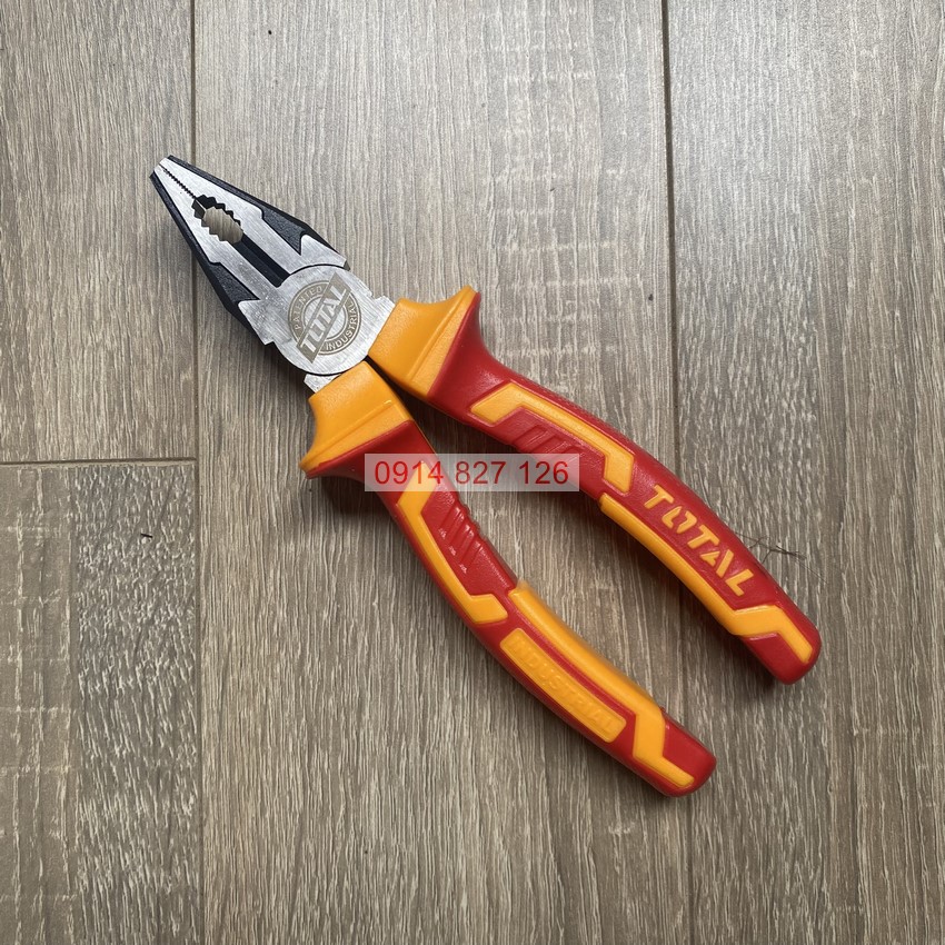 Bộ kìm điện cao cấp TOTAL 4 cây THT2K0456, 8-6-6-7 inch, thép CR-V
