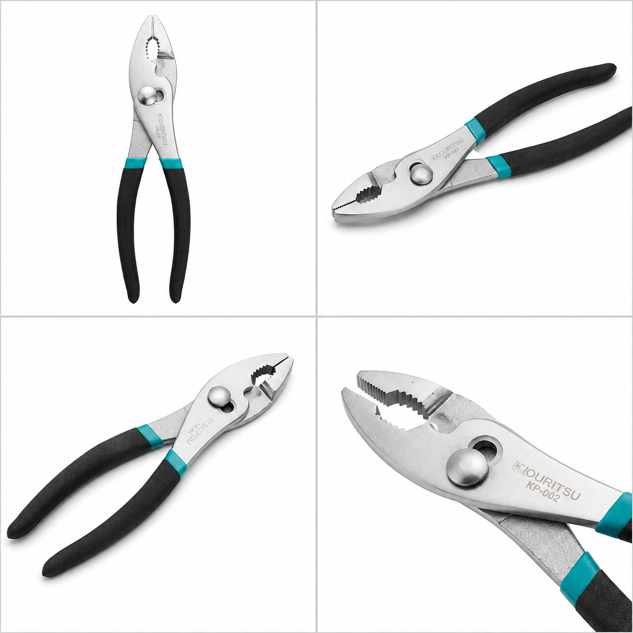 Kìm 2 Nấc KOURITSU Thép Cr-V Cỡ 8 Inch Và 10 Inch - Kìm Mỏ Quạ Kẹp Chắc Chắn Tay Cầm Bọc Cao Sư Bảo Hành 12 Tháng