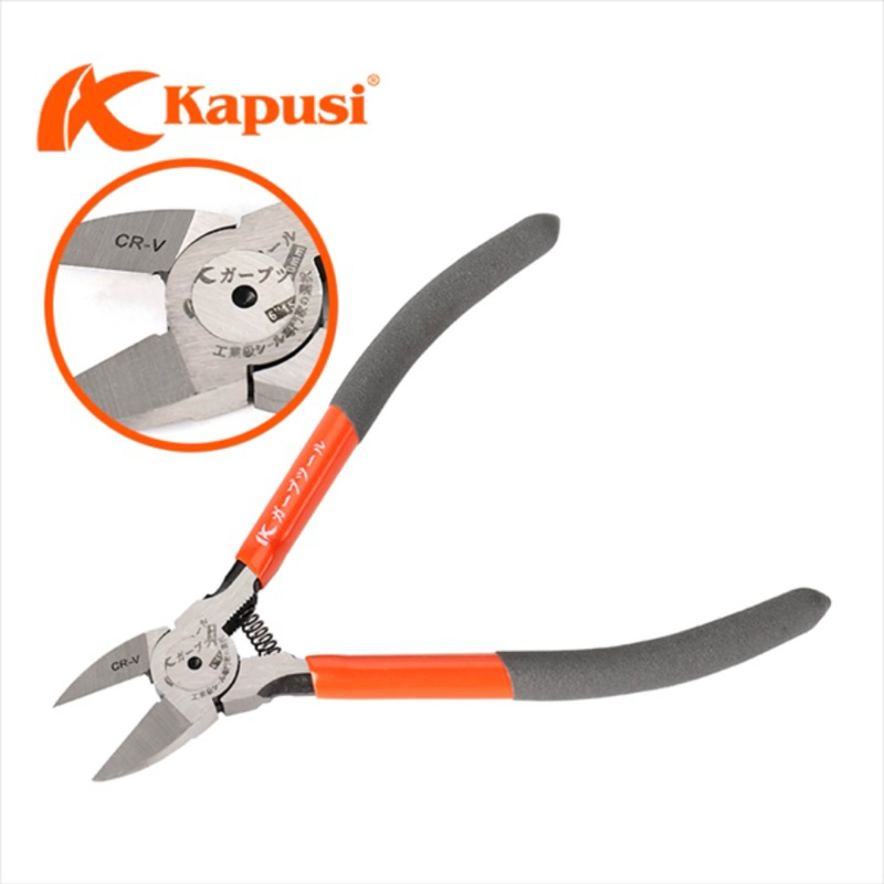 Kìm cắt góc nghiêng Kapusi K-8145 5 inch, bấm chân linh kiện, Bảo hành 12 tháng