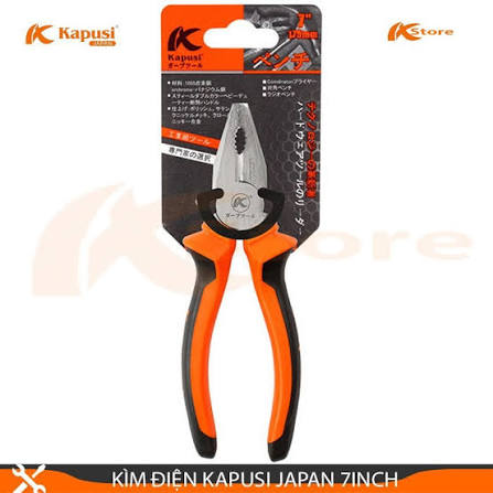 Kìm điện K-8022 Kapusi 7 inch mạ niken trắng