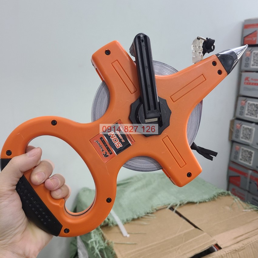 Thước cắm đất có tay cầm KAPUSI Nhật Bản 50m, thép cao cấp, đa năng, Bh 12 tháng diy-vietnam