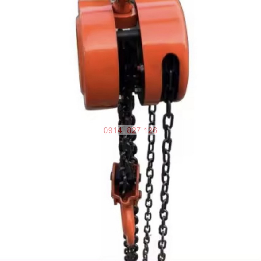 Pa lăng xích 1 tấn KAPUSI K-6853, độ dài xích 6m hợp kim thép cứng chắc chịu tải lớn