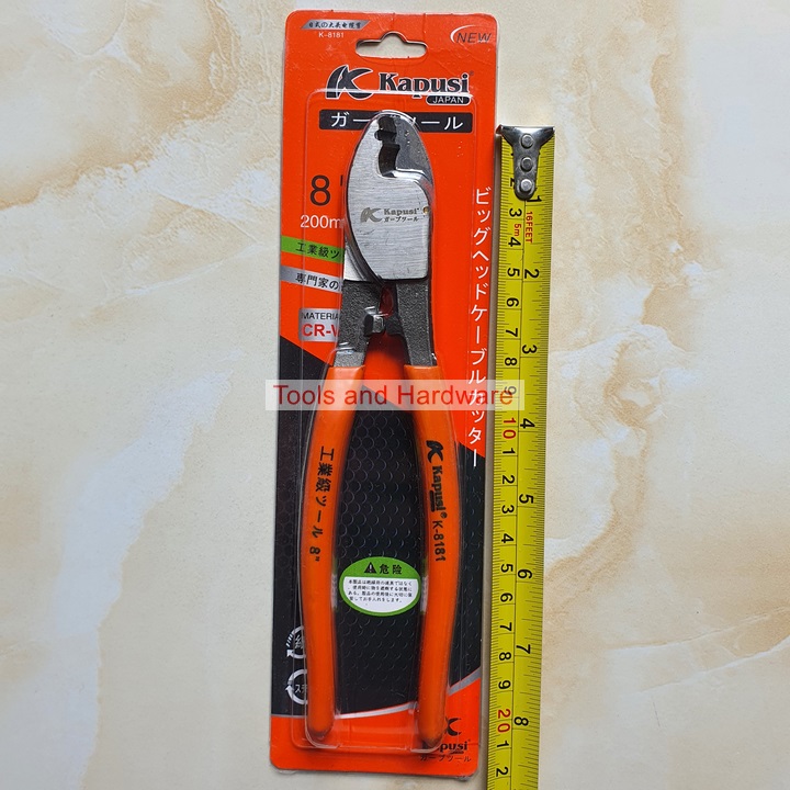 Kìm cắt cáp hãng Kapusi cỡ 6 inch - 8 inch - 10 inch (K-8180, K-8181, K-8183)