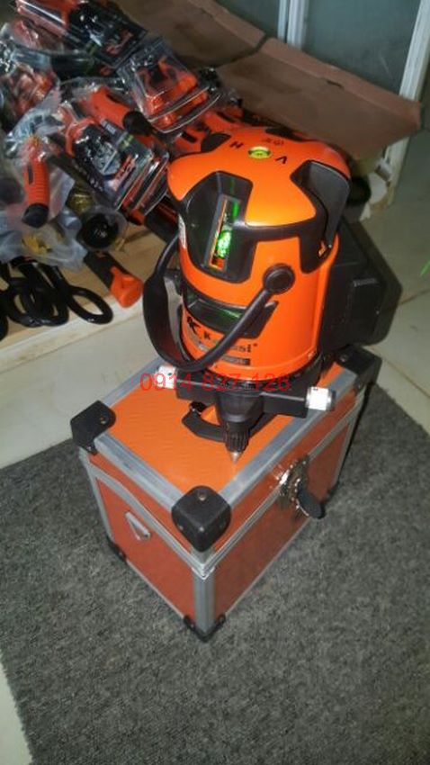 Máy cân bằng lazer 5 tia xanh hộp đứng Kapusi Nhật Bản K-2633 (chính hãng)