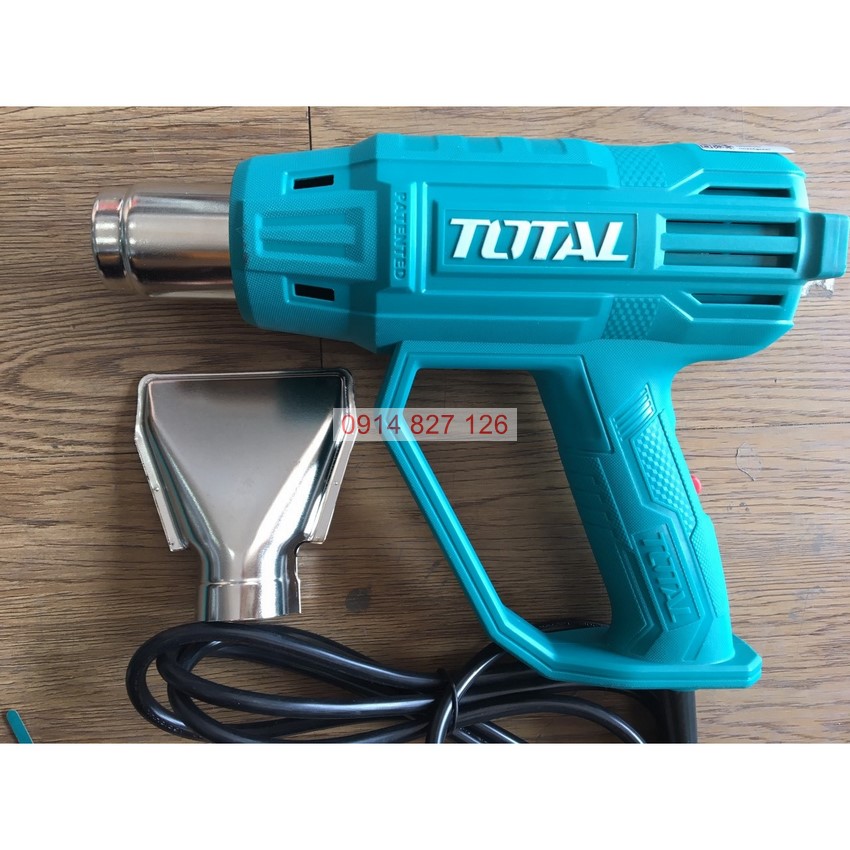 Máy khò nhiệt cầm tay Total TB200365, công suất: 2000W, 2 mức nhiệt 350/550