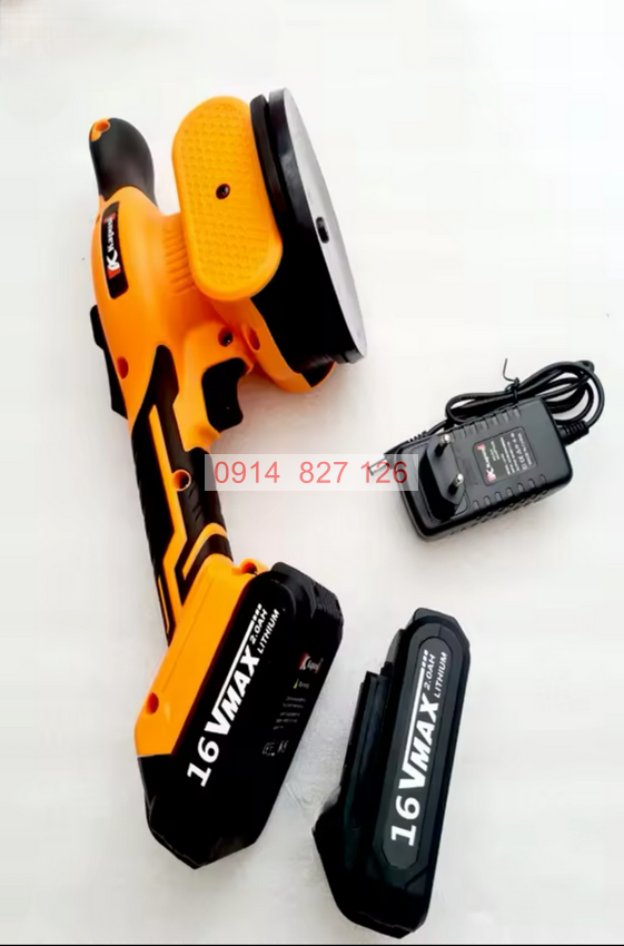 Máy lát gạch 16V Kapusi K-6991, dùng pin đầu hút cao su siêu bền
