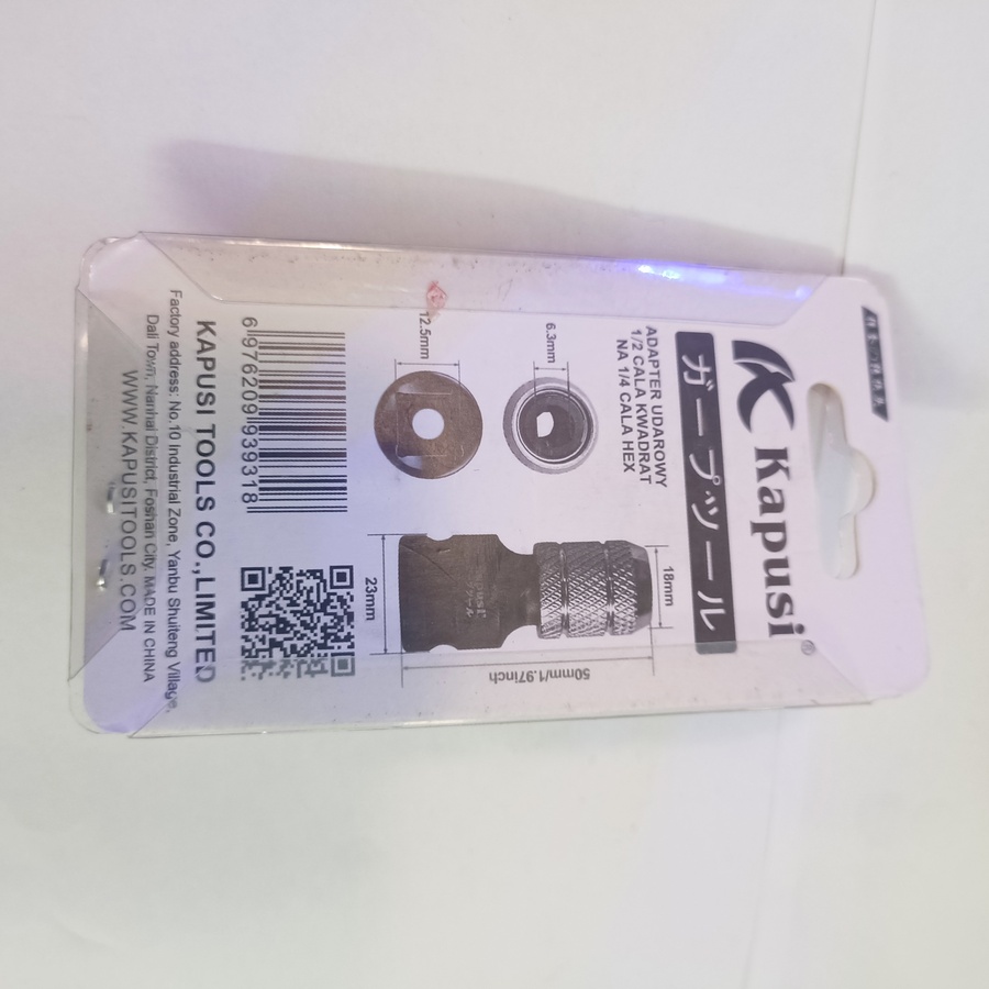 Đầu Chuyển Mở Ốc Sang Bắt Vít Kapusi K-7846 làm từ chất liệu thép CR-V, có đầu bi giữ chống trượt
