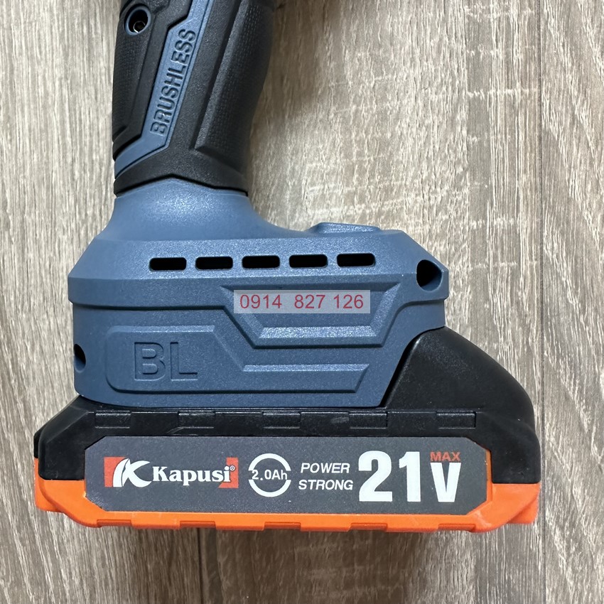 Máy khoan pin 21V không chổi than K-6876 KAPUSI