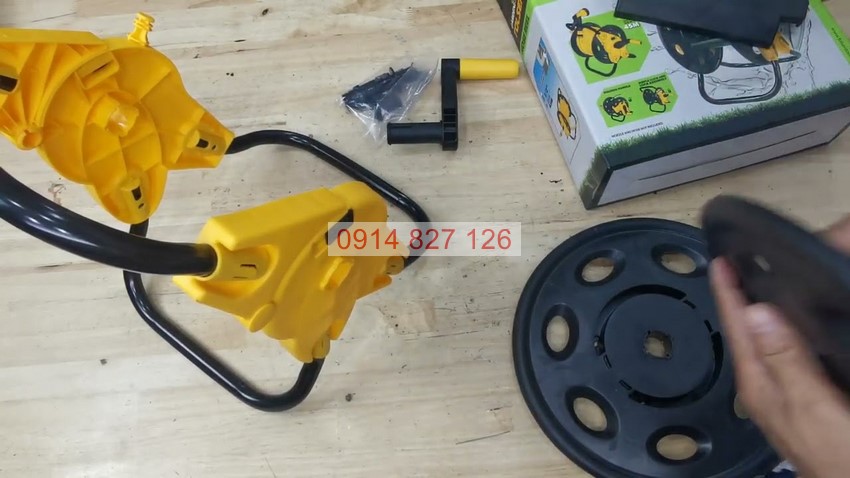 Rulô cuộn ống nước không kèm dây TOLSEN 57221 ống cỡ 1/2 inch, dài 45m
