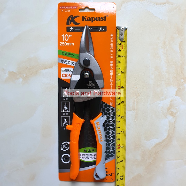 Kéo cắt xương thạch cao hãng Kapusi Nhật Bản 25cm (10 inch), Kéo cắt tôn Nhật Bản, Kéo cắt thạch cao Kapusi, Kềm cắt thạch cao, Kìm cắt thạch cao, Kìm cắt tôn, Keo cat thach cao, Keo cat xuong thach cao