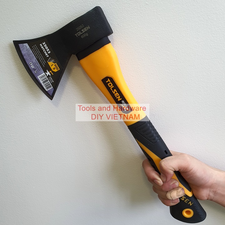 Búa Rìu đi phượt cao cấp hãng Tolsen, cứu hộ, làm vườn, chặt cây, bổ củi