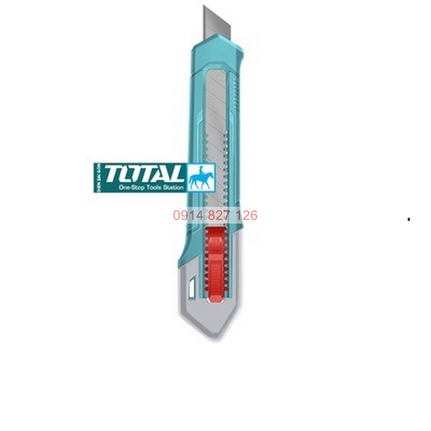 Dao rọc giấy TOTAL THT51001 kích thước lưỡi 18x100mm, dài 152mm, nút ấn dẹp