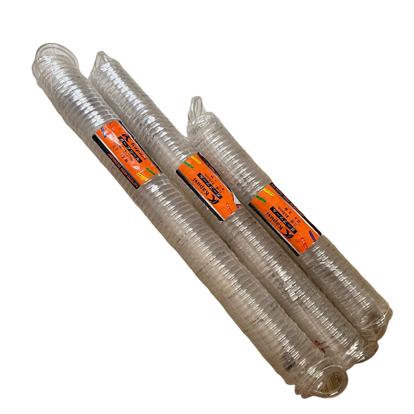 Dây xoắn dẫn khí nén K-1033, K-1034, K-1035, cỡ 6m,9m,12m Kapusi, 2 đầu khóa SP20 và PP20