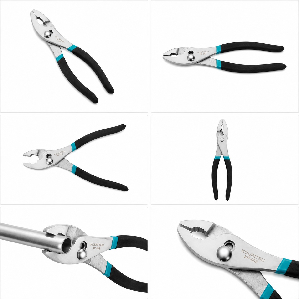 Kìm 2 Nấc KOURITSU Thép Cr-V Cỡ 8 Inch Và 10 Inch - Kìm Mỏ Quạ Kẹp Chắc Chắn Tay Cầm Bọc Cao Sư Bảo Hành 12 Tháng