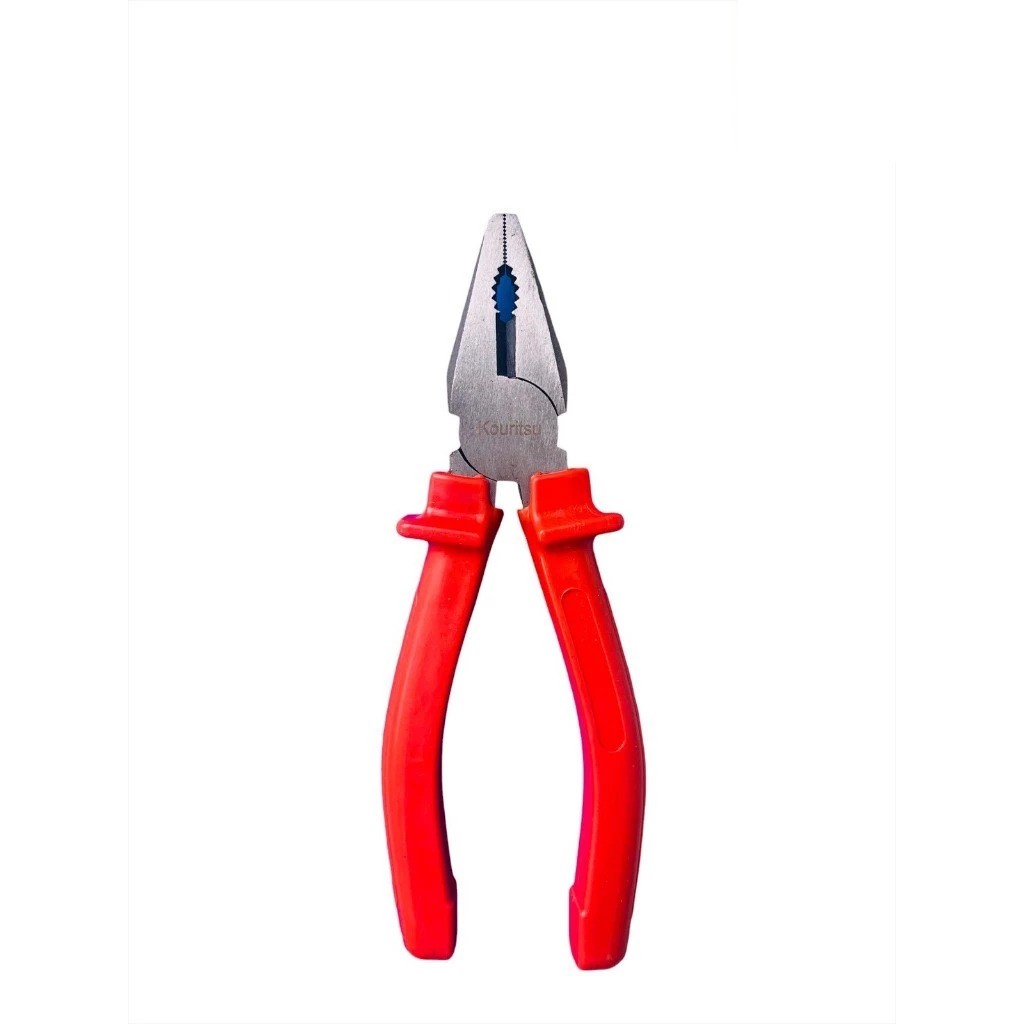 Bộ 3 Kìm Cầm Tay KOURITSU 6 Inch Thép Hợp Kim Cứng Cáp Cán Bọc Cao Su Chống Trượt- Kìm Điện-Cắt-Nhọn, BH 12T