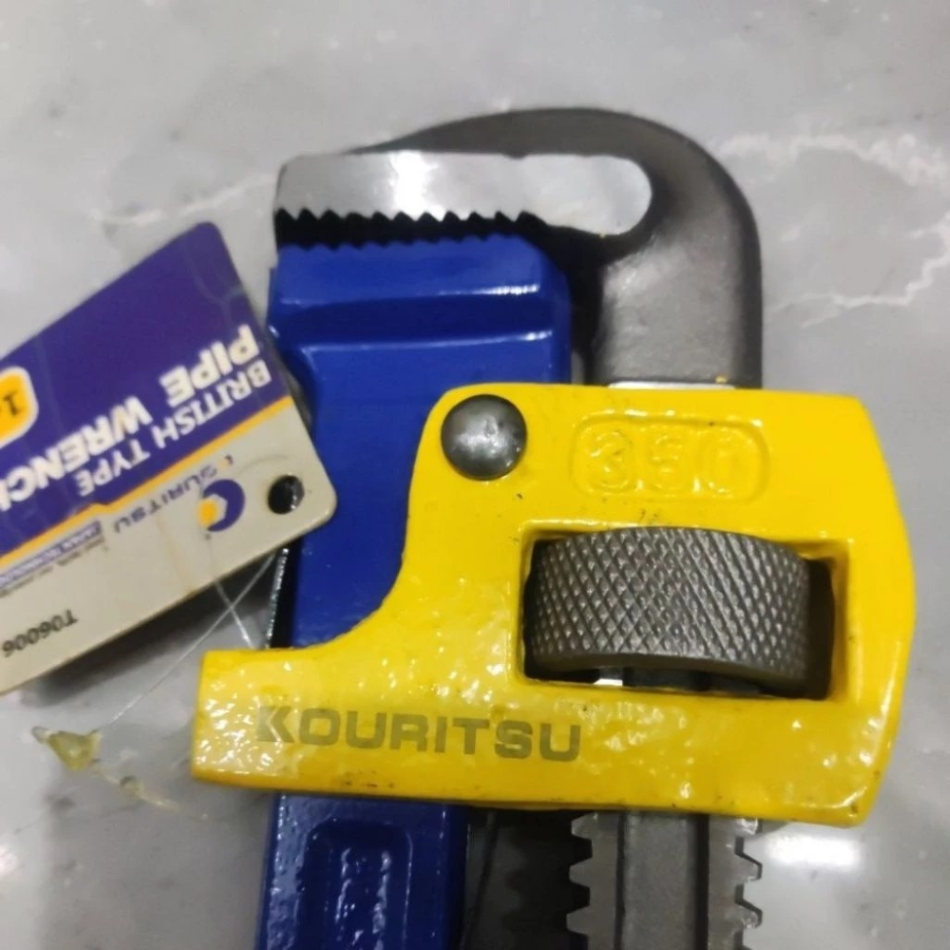 Kìm Nước 24 Inch KOURITSU 24-T06006 Thép Hợp Kim - Mỏ Lết Răng Cỡ Đại Vặn Đường Ống Đai Ốc Chịu Lực Siêu Cứng, BH 12T