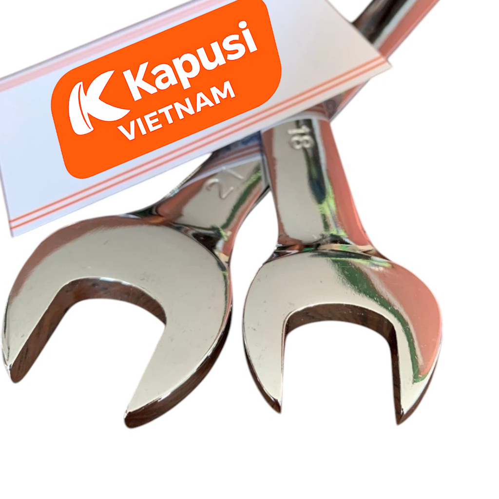 Cờ Lê 6x7 mm KOURITSU Thép Hợp Kim Mạ Chrome Sáng Bóng - Khóa Mở Ốc Lục Giác Cầm Tay Thanh Mảnh Cho Góc Hẹp