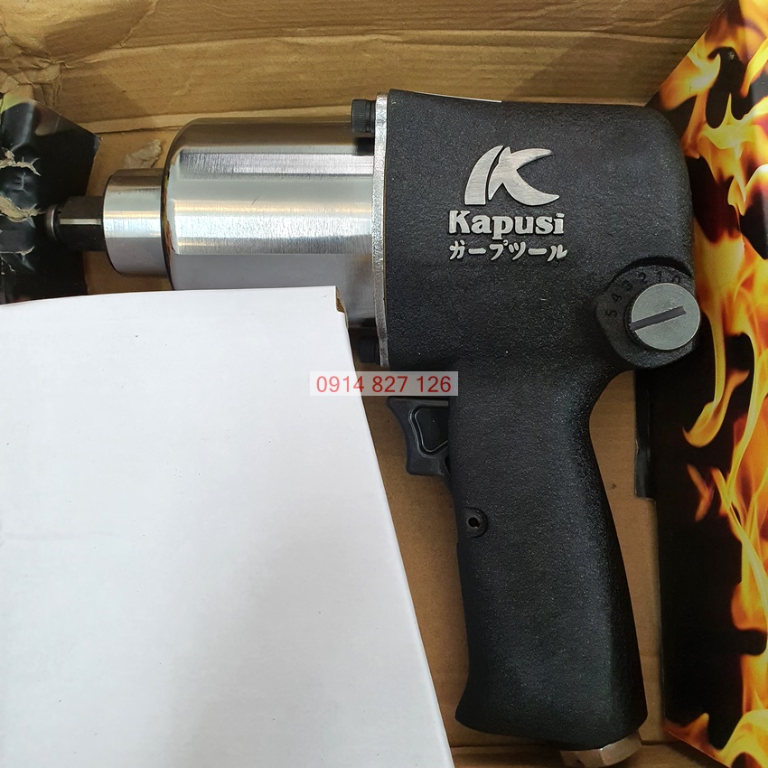 Máy bắn bulong 2 búa khí nén hệ 1/2 inch K-1416hãng KAPUSI lực siết max 660Nm
