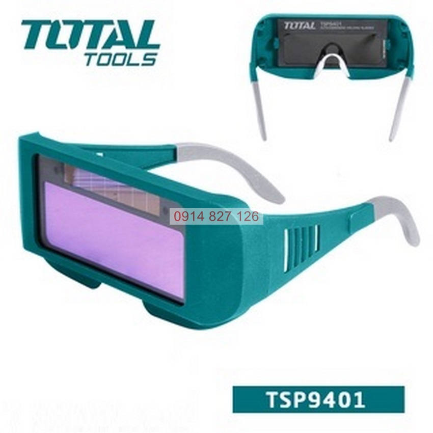 Kính hàn điện tử TOTAL TSP9401Kích thước vùng tối 108x 508x 5mm