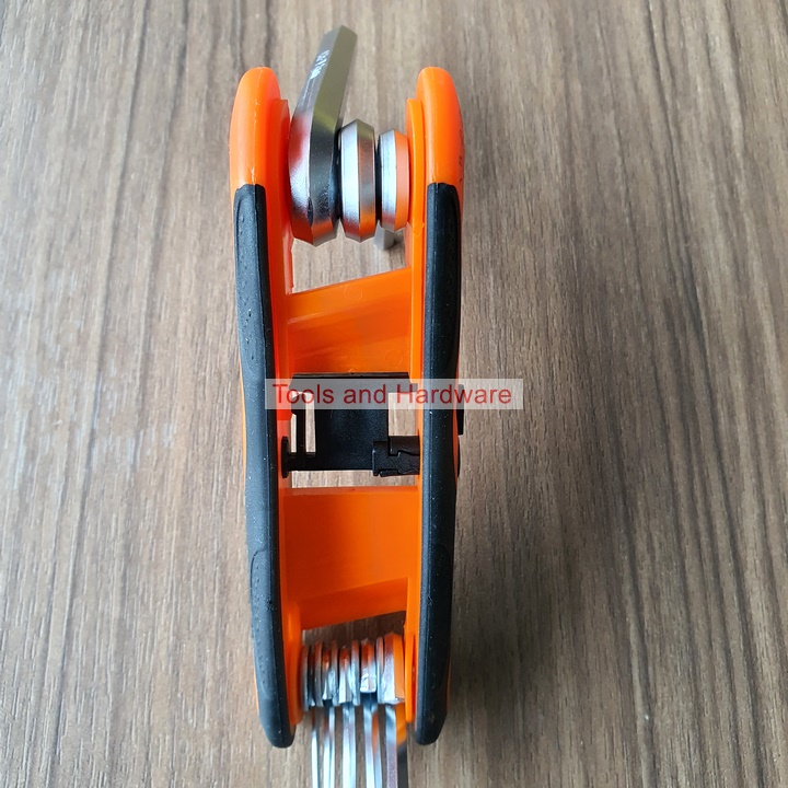 Bộ Lục Giác Gập Hãng Kapusi K-7981 8 Cây 1.5-8mm, Chất liệu thép CR-V6150