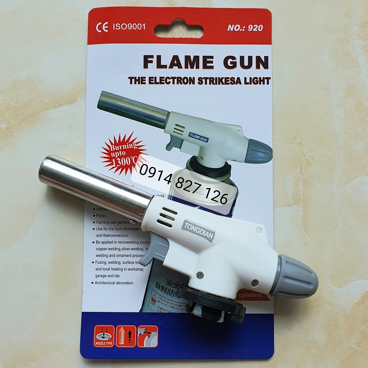 Đầu Khò Ga Mini Đánh Lửa Tự Động Hãng Tongdian - Khò Ga Công Ty An Toàn Tuyệt Đối, dđầu khò gas, Đầu Khò Gas, khò gas mini, khò ga mini, đèn khò gas mini