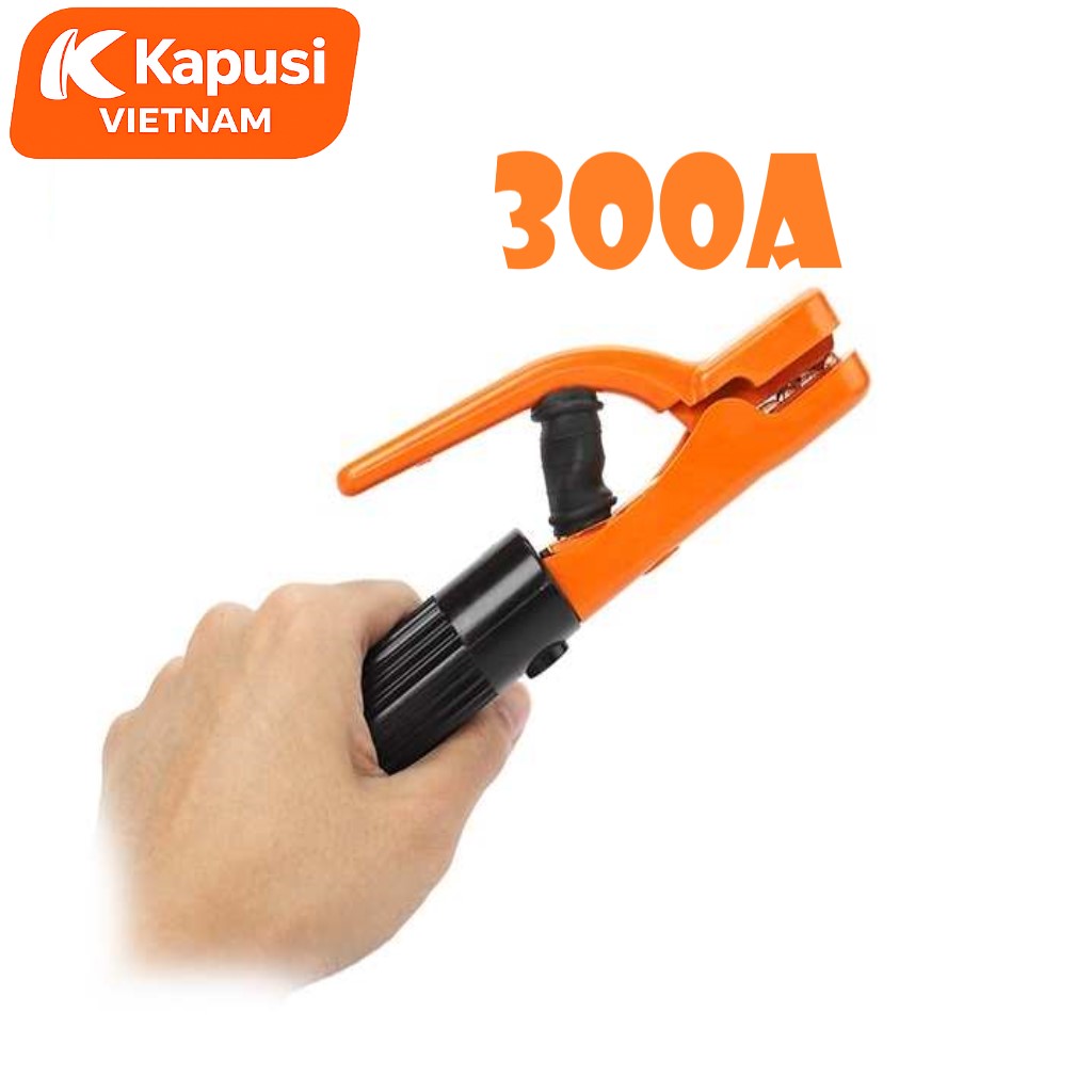 Kềm Hàn Đồng 300A KAPUSI K-2026 Thép Dày Chịu Nhiệt - Dụng Cụ Kẹp Que Hàn Thẳng Chéo Đa Năng Cho Thợ Cơ Khí BH 12 tháng