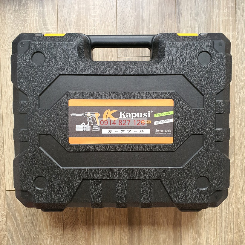 Bộ Máy Rửa Xe pin 21V hãng KAPUSI K-6995 đủ phụ kiện rửa ô tô, xe máy, tưới cây, sân vườn