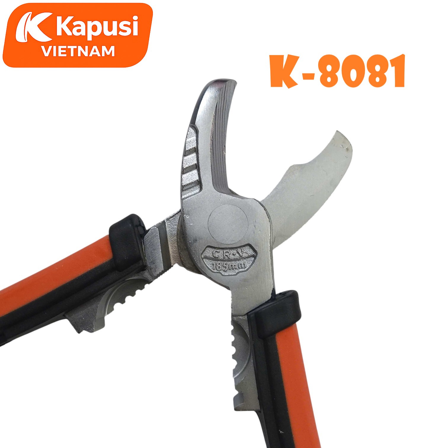 Kềm Cắt Đa Năng 8inch Kapusi K-8081 Thép CR-V Hàm Cứng 65HRC Cắt Ngọt Tích Hợp Khe Tuốt Dây Điện 1.0-6.0, BH 12 tháng