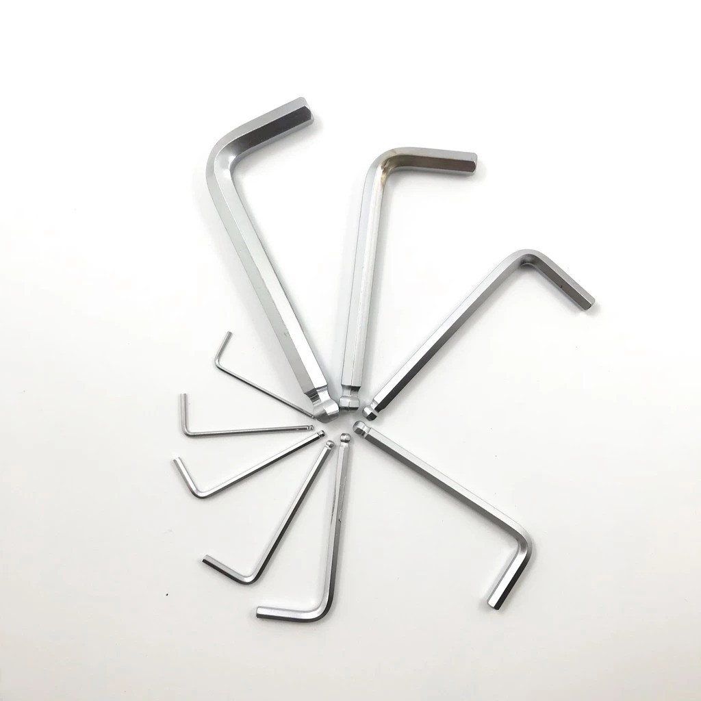 Bộ Lục Giác Bi Ngắn 9 Cây KOURITSU T04405 Từ 1.5-10mm Thép Cr-V Cứng Cáp - Hộp Khóa Lục Giác Cầm Tay Sửa Chữa Đa Năng Bảo Hành 12 Tháng