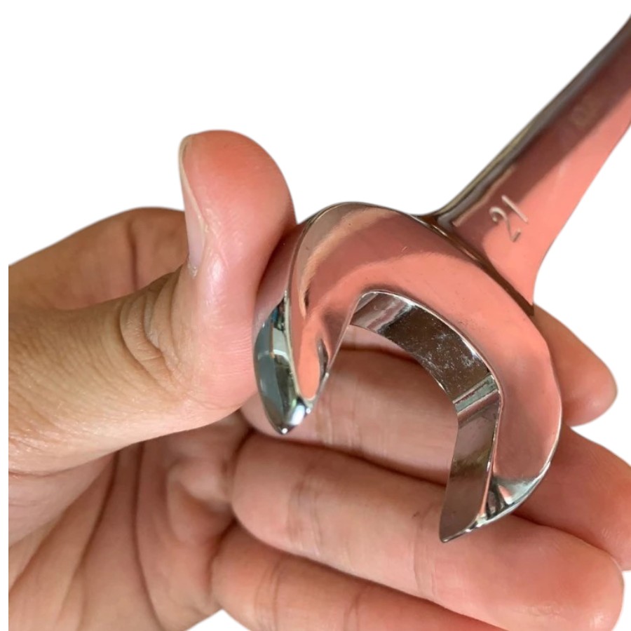 Cờ Lê 6x7 mm KOURITSU Thép Hợp Kim Mạ Chrome Sáng Bóng - Khóa Mở Ốc Lục Giác Cầm Tay Thanh Mảnh Cho Góc Hẹp