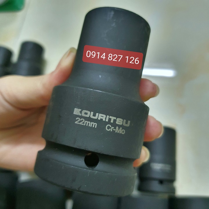 Tuýp dài đầu 1 inch Kouritsu Nhật Bản - Khẩu vặn ốc 1 inch