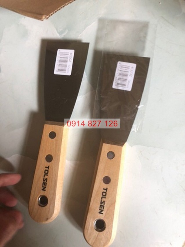 Sủi cán gỗ TOLSEN đủ các cỡ từ 35-50-75-100mm model 40201-40202-40204-40205, thép không gỉ
