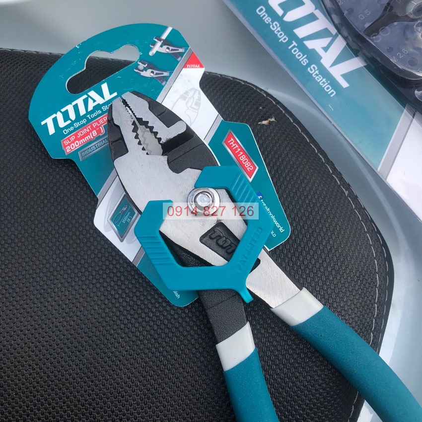 Kìm 2 lỗ TOTAL THT118082-THT118102, cỡ 8-10 inch