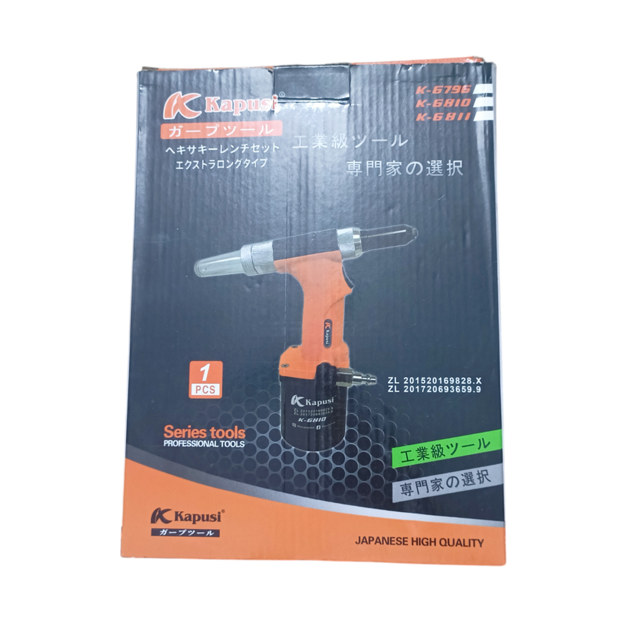 Máy Rút Rive Hơi Tốt Kapusi K-6810 rút đinh tán công nghiệp nâng cao hiệu suất làm việc