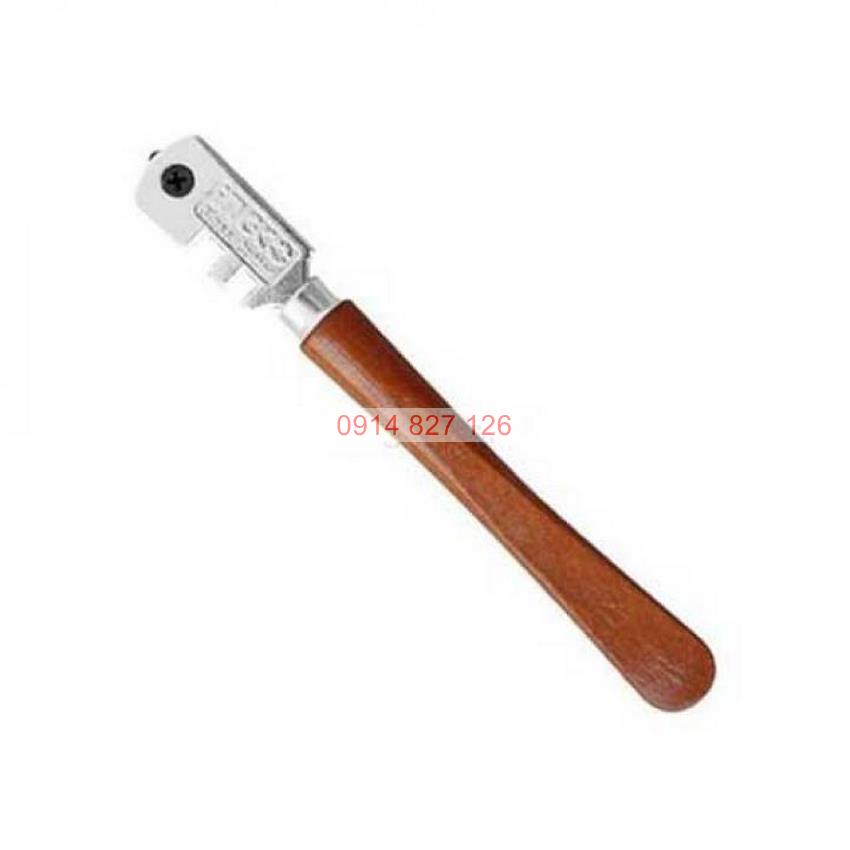 Dao cắt kính TOTAL THT561301 130mm, cán gỗ, lưỡi làm từ kim cương và kim loại khác