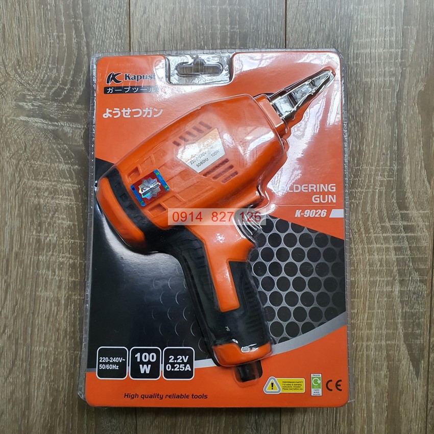 Mỏ hàn xung KAPUSI 100W K-9026