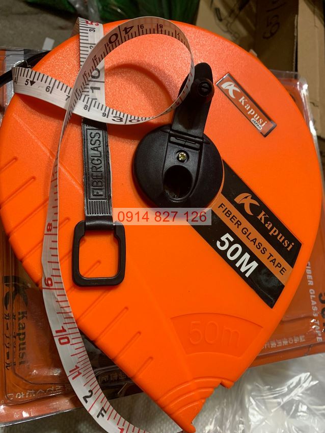 Thước dây cuộn cao cấp KAPUSI dài 20-30-50 mét (K-0391, K-0392, K-0393), chất liệu cao cấp