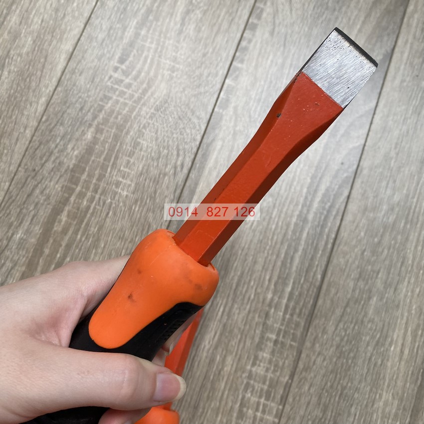 Đục bê tông cầm tay K-9642, K-9643 KAPUSI, đầu dẹt và nhọn thép cứng sắc bén
