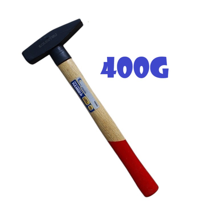 Búa Cán Gỗ Cơ Khí KOURITSU Cốt Thép Rèn Cứng Cáp - Búa Cầm Tay Đủ Kích Cỡ 200g 300g 400g 500g, BH 12 Tháng