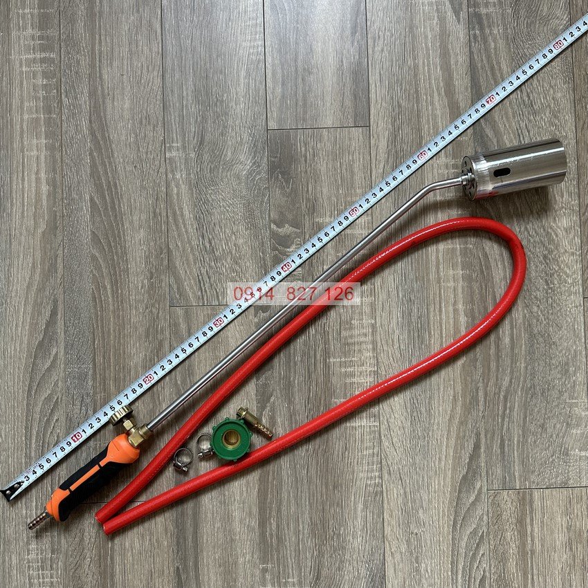 Khò ga công nghiệp KAPUSI Japan cán dài 500-650mm K-2088 K-2090, khò mạ chrome siêu bền