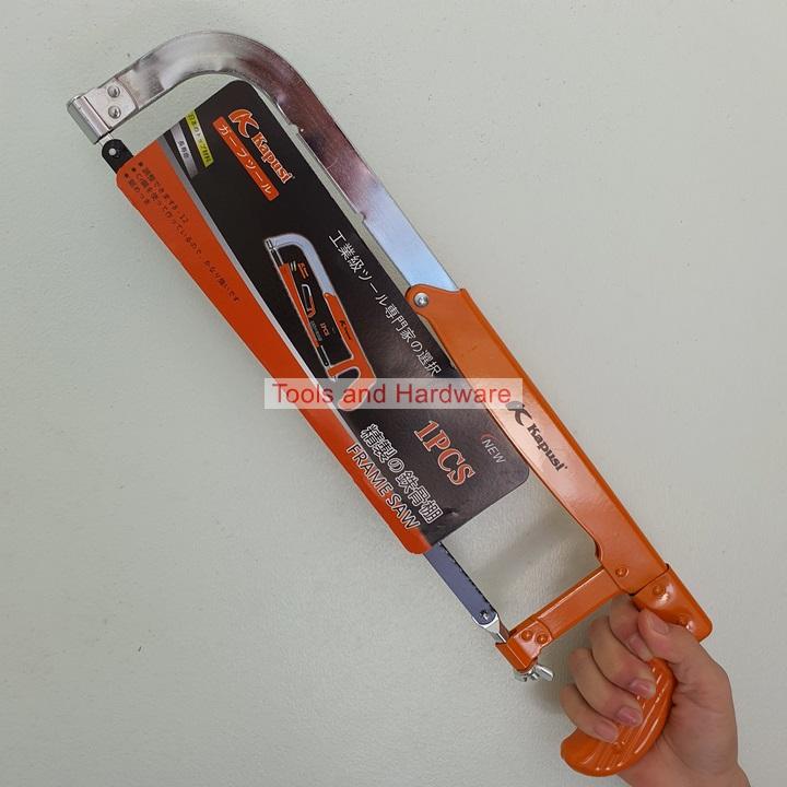 Khung cưa sắt Kapusi Japan kích thước 300mm cầm tay cao cấp, bảo hành 12 tháng, tặng kèm 1 lưỡi thay thế