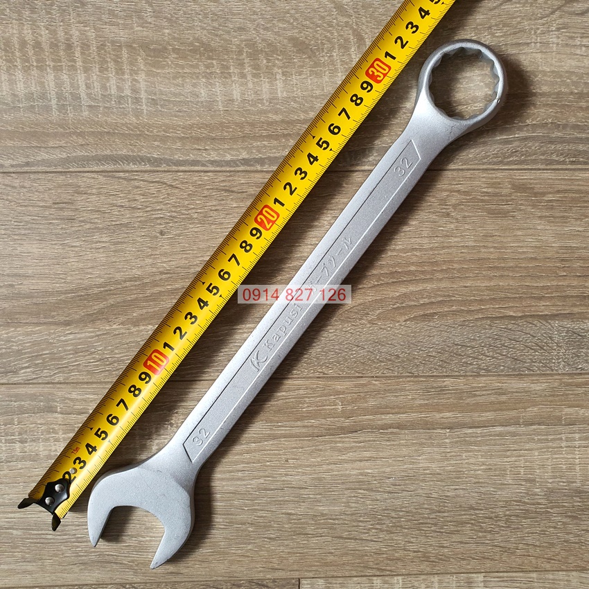 Bộ cờ lê vòng miệng hãng Kapusi 14 chi tiết từ 10-32mm hoặc 8-24mm (K-6158 và K-6140)