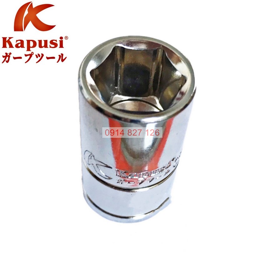Tuýp khẩu trắng ngắn KAPUSI Nhật Bản 1/2 inch cỡ 8-32mm