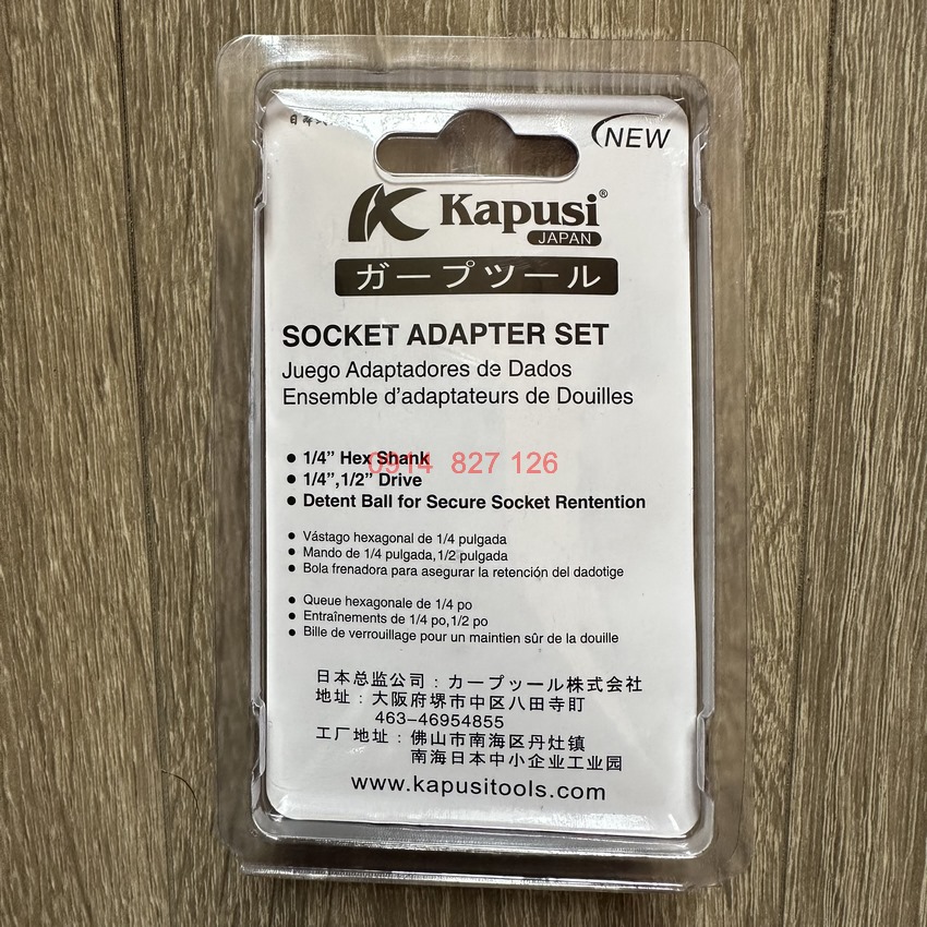Bộ 2 đầu chuyển vặn khẩu hãng KAPUSI K-7842