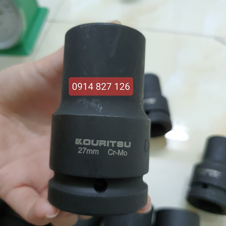 Tuýp dài đầu 1 inch Kouritsu Nhật Bản - Khẩu vặn ốc 1 inch