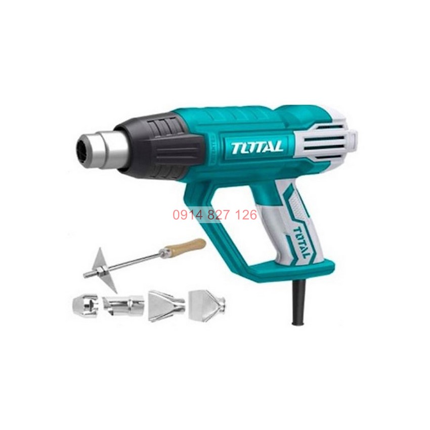 Máy khò nhiệt cầm tay Total TB200365, công suất: 2000W, 2 mức nhiệt 350/550