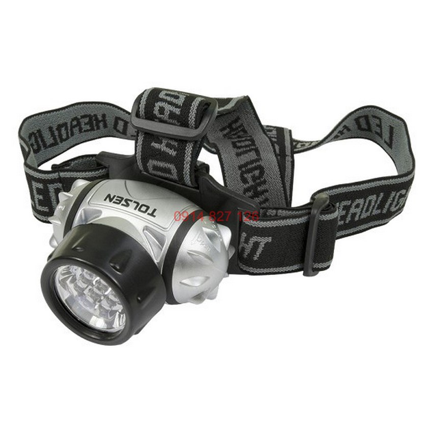 Đèn đội đầu 7 LED trắng hãng TOLSEN  60011 nhỏ gọn, trọng lượng nhẹ, BH 12 tháng diy-vietnam
